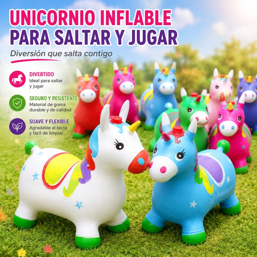 UNICORNIO INFLABLE HULE