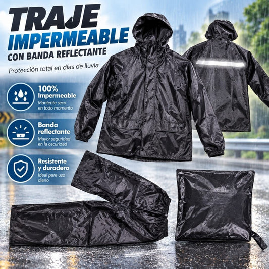 JUEGO CAPA MOTO NEGRO 858
