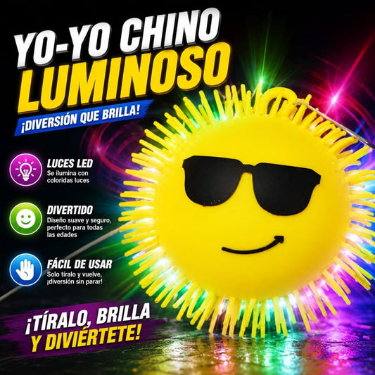 YOYO CHINIO CON LUZ GDE EMOTICON