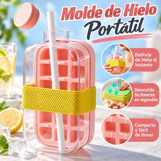 MOLDE HIELO BOTELLA GDE