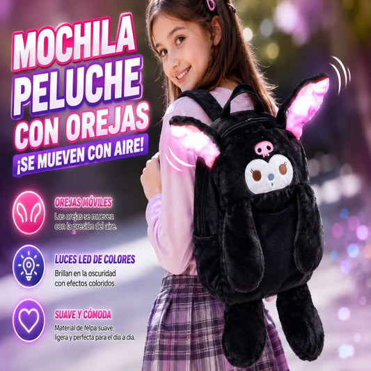 SALVEQUE PELUCHE C/LUZ KUROMI 30CM