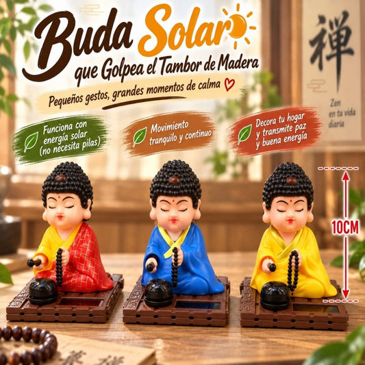 ADORNO BUDA  SOLAR 7.8*10CM