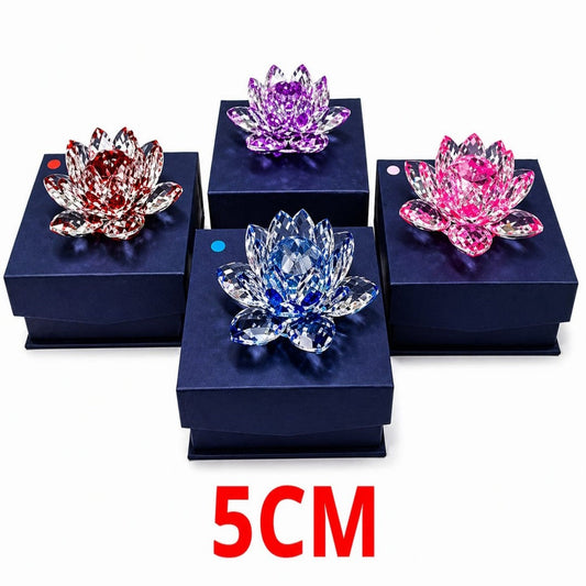 FLOR LOTO CRISTAL 5CM