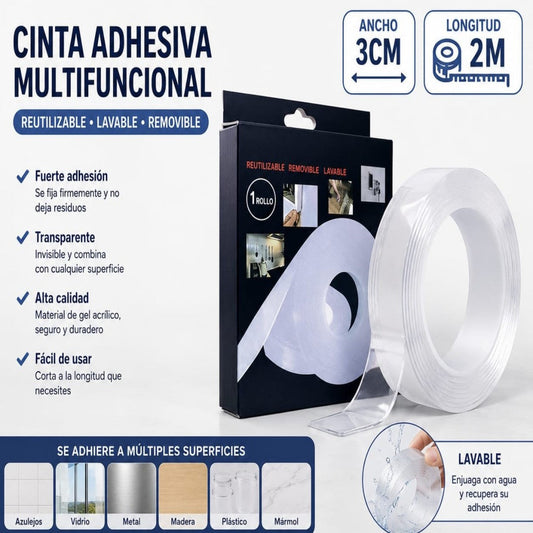 CINTA SILICON 3CM*2M CAJA