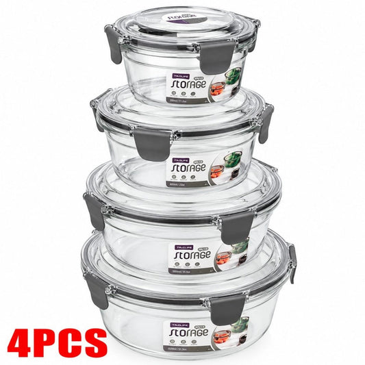 JUEGO TAZA VIDRIO 4PCS 8365