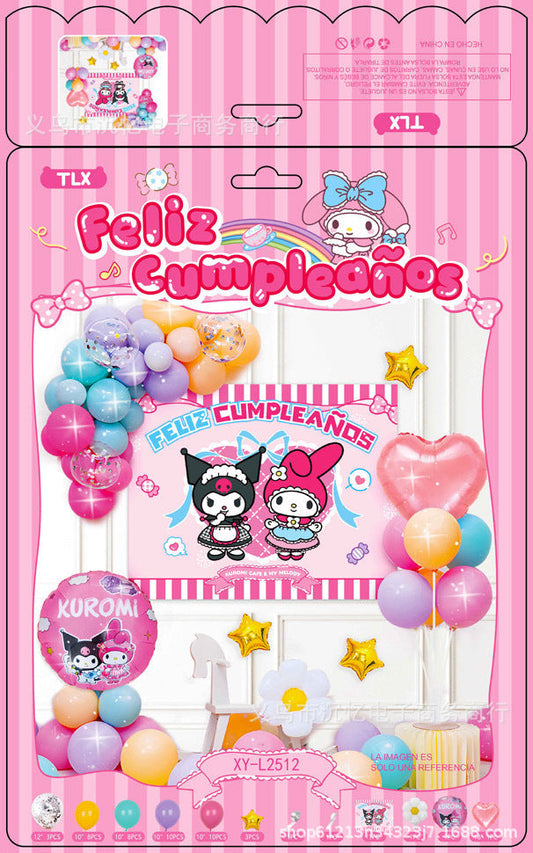 JUEGO GLOBO COMPLEANOS SANRIO XY-L2512
