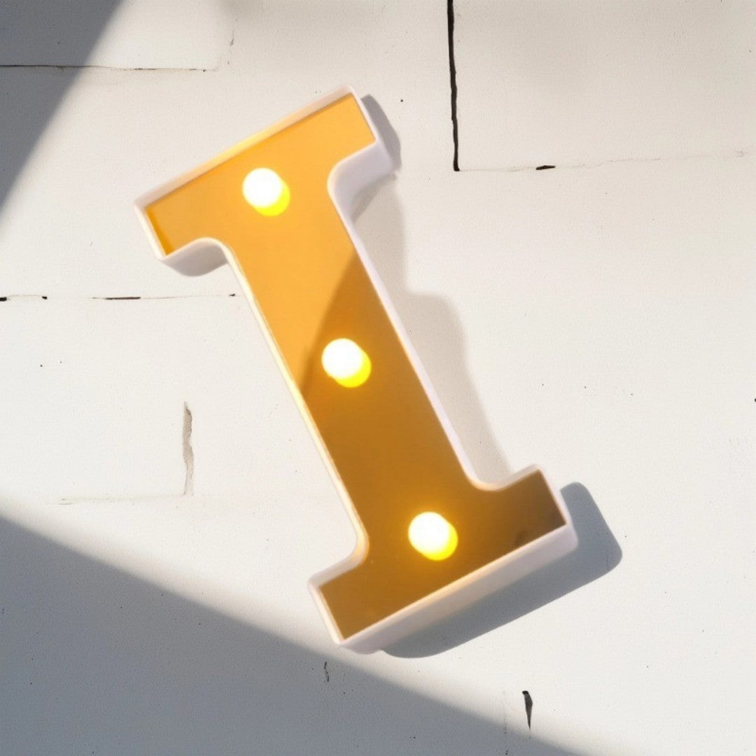 LAMPARA LETRA I 16CM