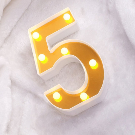 LAMPARA NUMERO 5 16CM