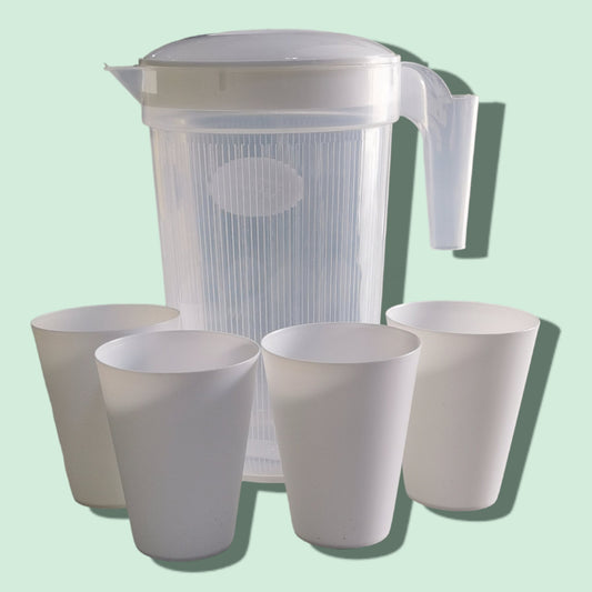 JUEGO PICHEL CON 4 VASO 8616