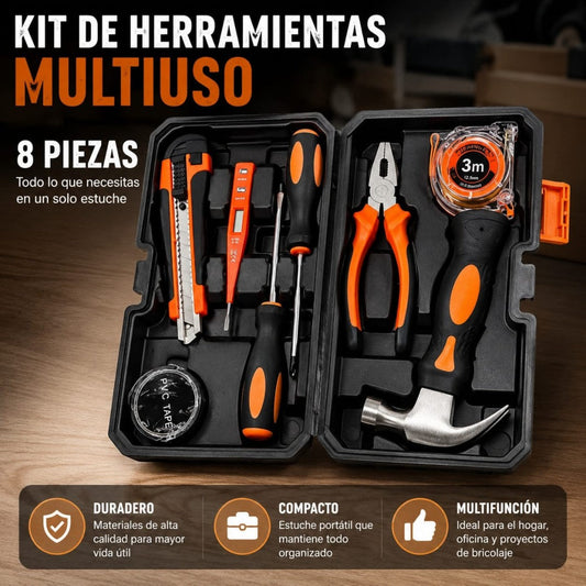 JUEGO DE HERRAMIENTAS 8PCS