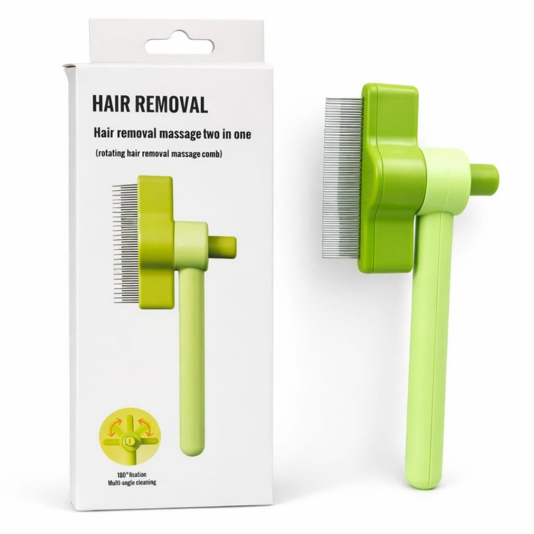 CEPILLO REMOVEDOR Y MASAJE PARA MASCOTAS