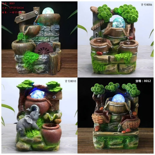 FUNTE AGUA BOLA CRISTAL