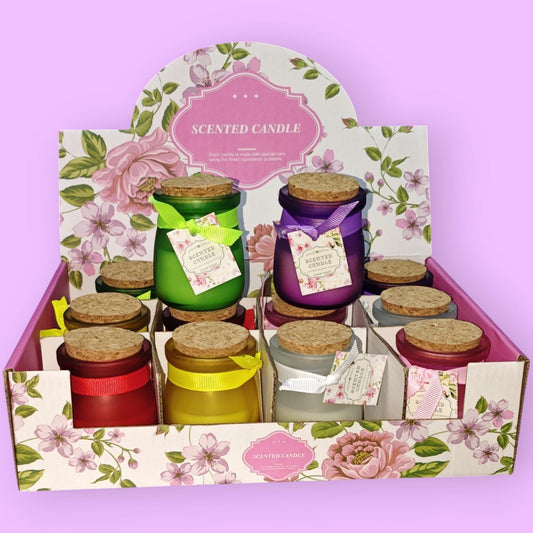 CANDELAS AROMATICAS  TAPA MADELA HK1010