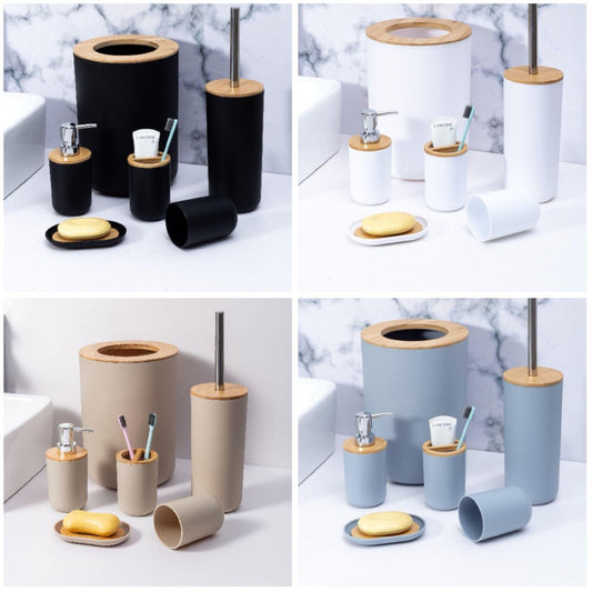 SET DE ACCESORIOS PARA BANO 6 PCS SM-116